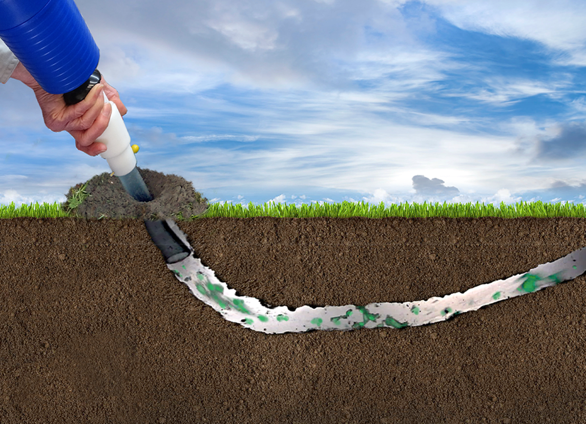 Die Druckwelle verteilt den Geruchsstoff im Gang